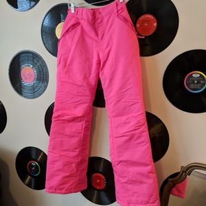 Xs Hot Pink 80s Winter Ski Pants!